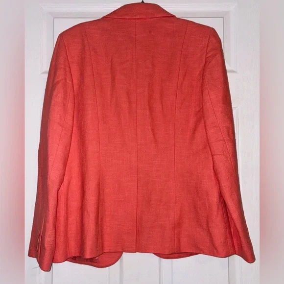 Dana Buchman Coral Textured Blazer NWT Size 12